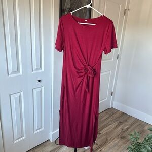 Red Midi Dress